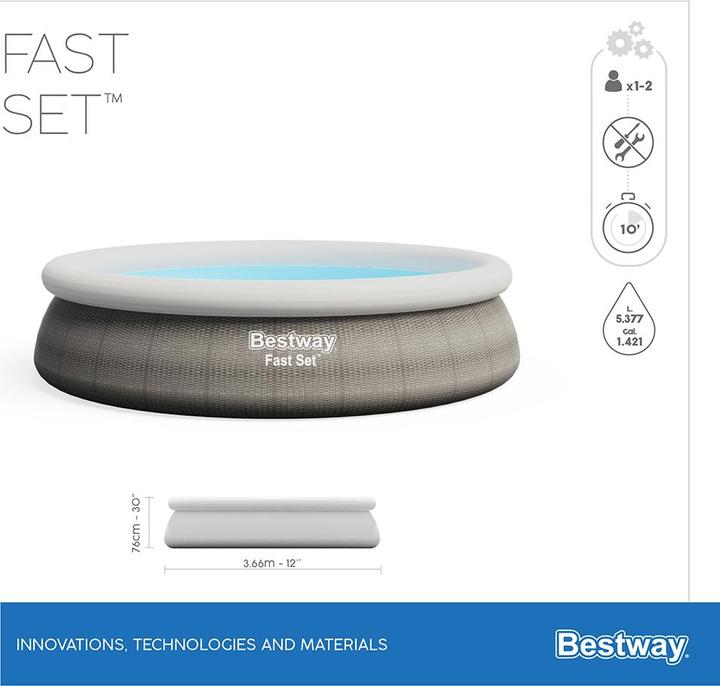 Actual product image Bestway Fast Set (Ø 366 x 76 cm)