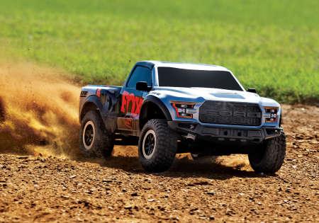 Produktbild Traxxas SC.TRUCK F-150 RAPTOR 1:10 2WD EP RTR FOX BL-2s BRUSHLESS OHNE LadegerÃ¤t und OHNE Akku (RTR Ready-to-Run)