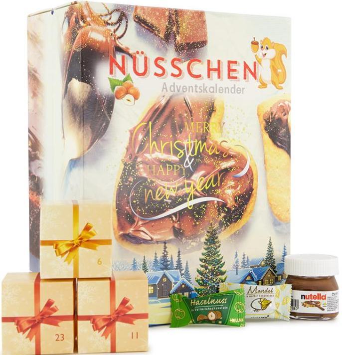 Produktbild Geschenkidee Adventskalender "Nüsschen" - Giotto, Raffaello & Friends