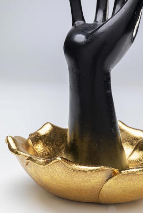 Produktbild Kare Design Schmuckschatulle Hand 18 cm, Schwarz/Gold