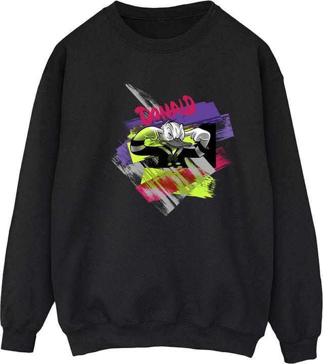 Disney Donald Duck Ear Plug Bright Sweatshirt (XL)