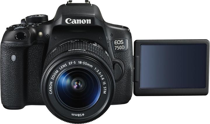 Canon Kit EOS 750D (24.20 Mpx, APS-C / DX)