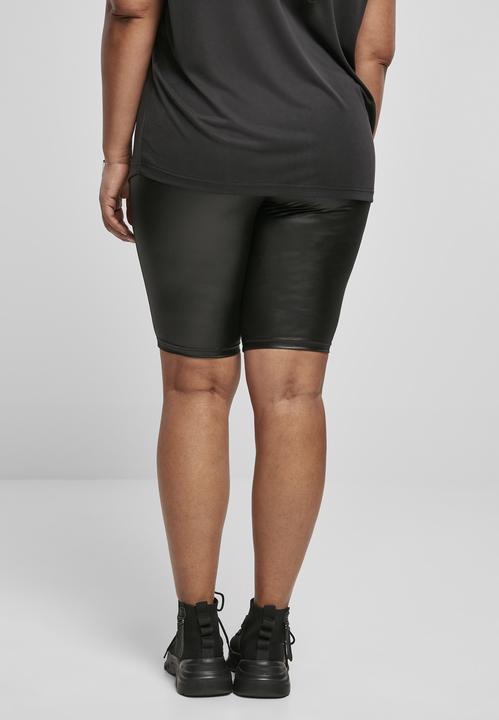 Immagine prodotto Urban Classics Pantaloncini da ciclista in similpelle da donna (XS)