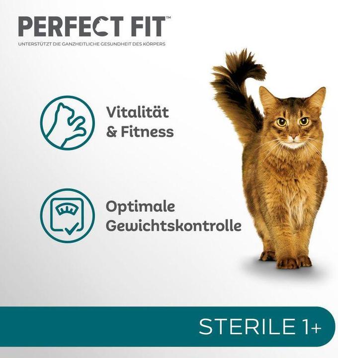 Produktbild Perfect Fit Katze Trocken Sterile 1+ Huhn 1.4kg (Adult, 1 Stk., 1428 g)