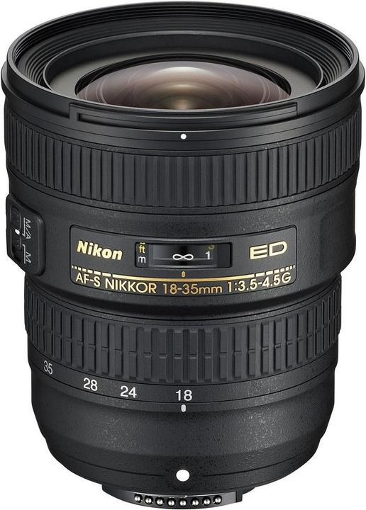 Nikon AF-S Nikkor 18-35mm f/3.5-4.5 G ED - (EU) (Nikon F, Full-frame)