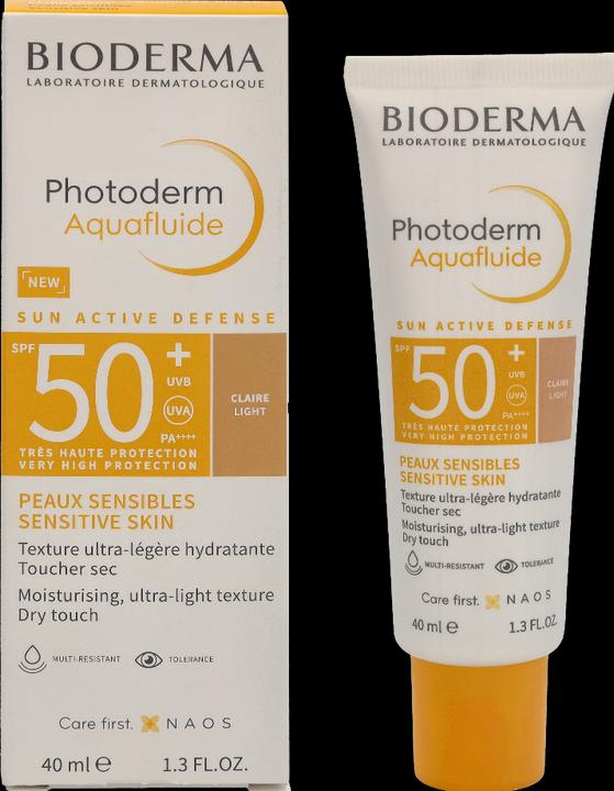 Actual product image Bioderma Photoderm Aquafluide SPF50+ (Sun cream face, SPF 50, 40 ml, 59 g)