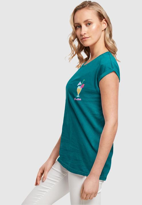 Produktbild Merchcode Ladies Pina Colada Extended Shoulder Tee - 113663 (M)