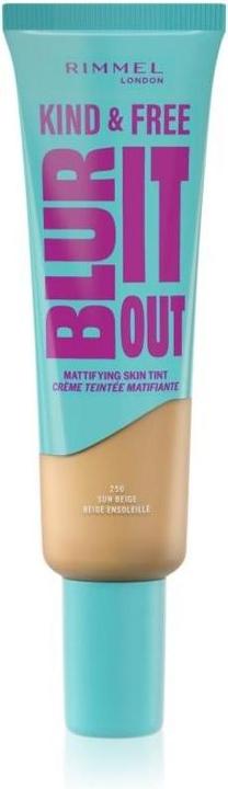 Produktbild Rimmel London Kind & Free Blur It Out Mattierende Hauttönung 250 Sun Beige (250 Sun Beige)