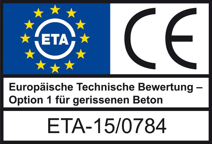 Produktbild Heco MULTI-MONTI-plus SS Betonschraube 12 x 90 mm 25 Stk. SW 15 Sechskantkopf verzinkt A2K ( 48409 ) (25 Schrauben pro Stück)
