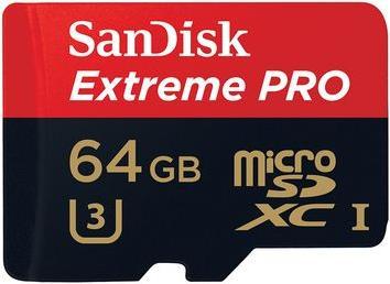 SanDisk Extreme Pro microSDXC (64 GB, microSDXC, U3, UHS-I)