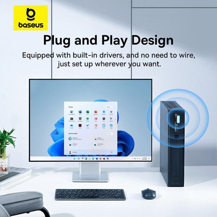 Produktbild Baseus Adapter WiFi FastJoy 300Mbps (czarny) (USB)