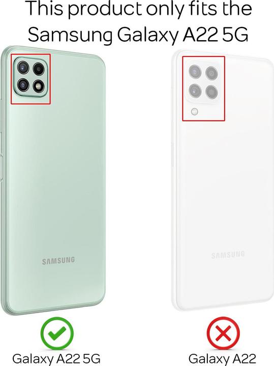 Produktbild Nalia Glitzer Handyhülle (Samsung Galaxy A22 5G)