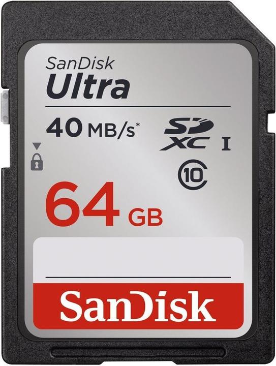 Produktbild SanDisk Ultra SDXC (64 GB, SDXC, UHS-I)
