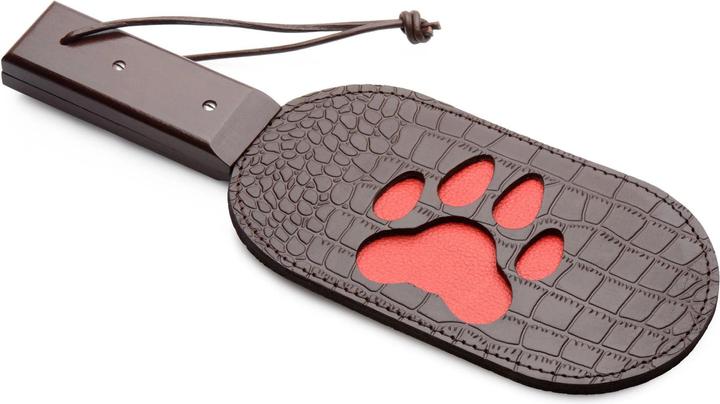Image du produit Strict Leather Paddle en Cuir en Forme de Patte de Chiot