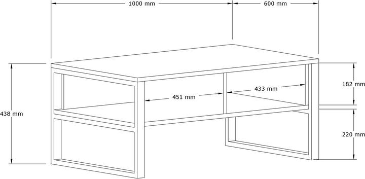 Actual product image Kalune Design Otto (100 x 44 x 60 cm)