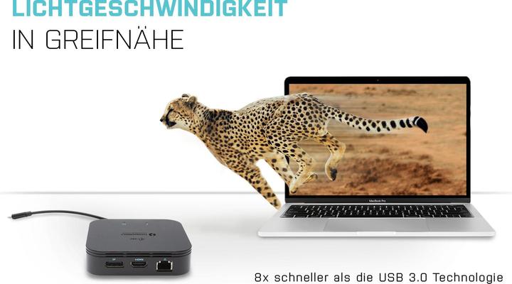 Produktbild i-tec Tb3traveldockpd (Thunderbolt, 1 Ports)
