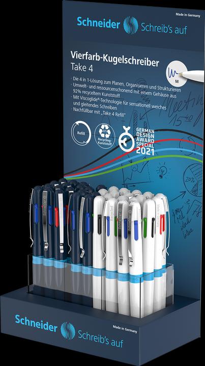 Image du produit Schneider Présentoir Take 4 (Bleu intense, 18 x)