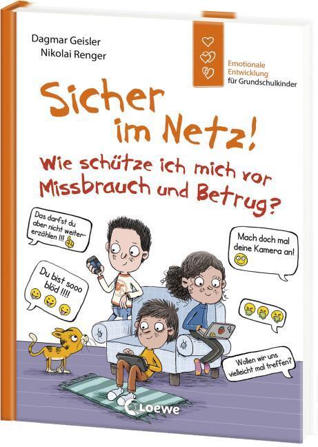 Productafbeelding Loewe Sicher im Netz! Wie schütze ich mich vor Missbrauch und Betrug? (Duits, Dagmar Geisler, Nikolai Renger, Emotionele ontwikkeling voor kinderen, 2024)