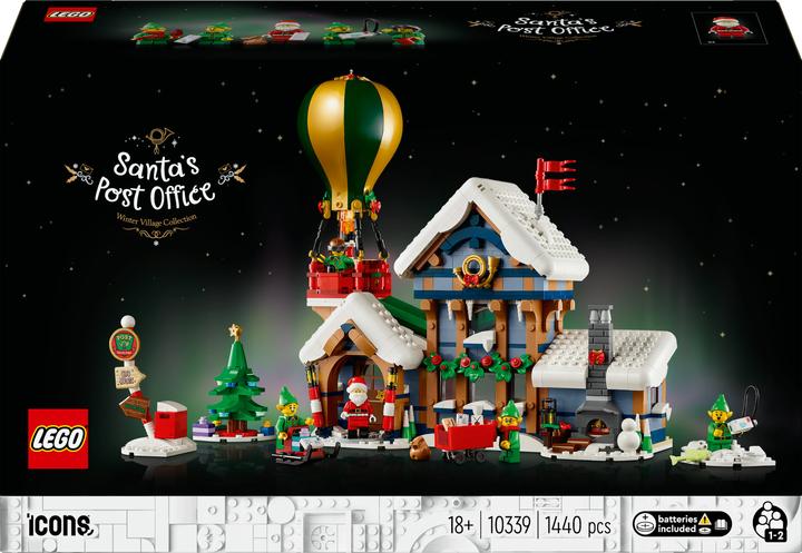 Productafbeelding LEGO Kerstman's postkantoor (10339, LEGO Icons, LEGO Zeldzame Sets)