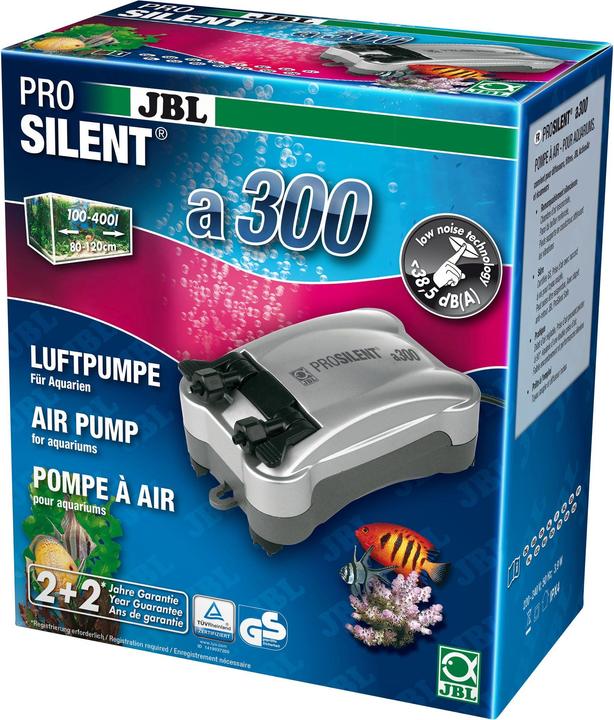 JBL Aquaristik und Terraristik Luftpumpe ProSilent a300
