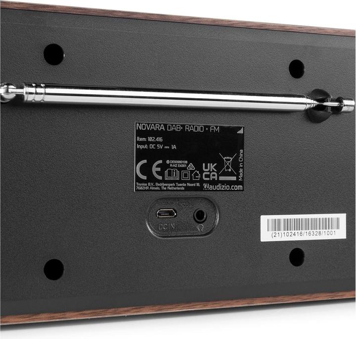 Produktbild Audizio Novara Silber (FM, DAB+)