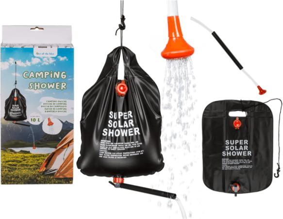Produktbild Ootb Schwarze Camping-Dusche für ca. 10 Liter