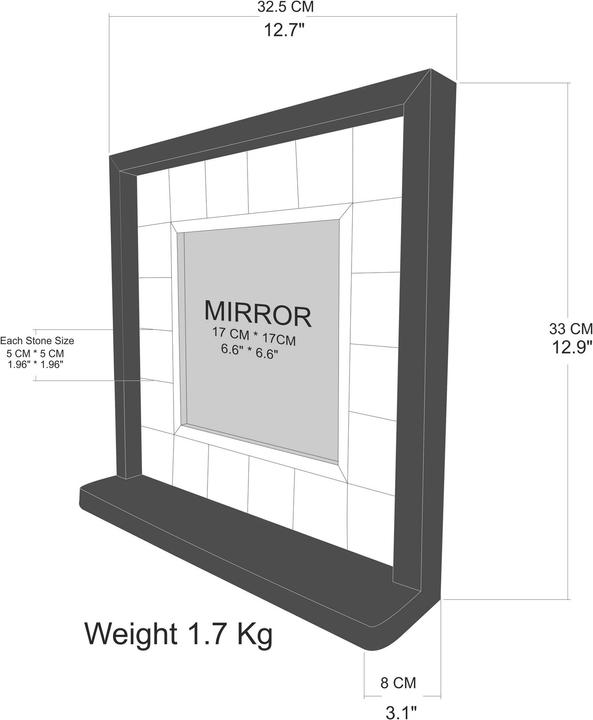 Actual product image Hanah Home Maren (32.5 x 33 cm)