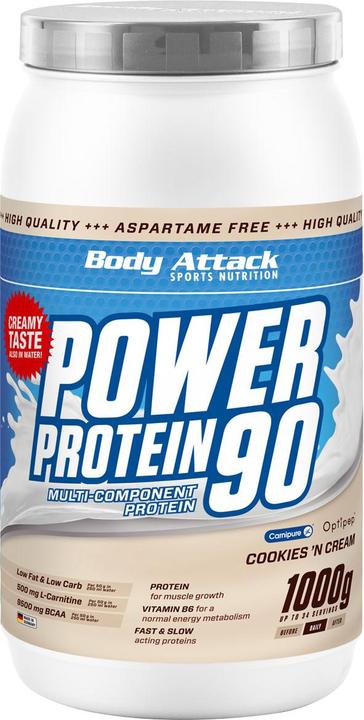 Produktbild Body Attack New Power Protein 90 (1000g Dose) (Schokolade, 1 Stk., 1000 g)