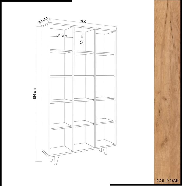 Actual product image Homitis Mathilde (100 x 25 x 32 cm)