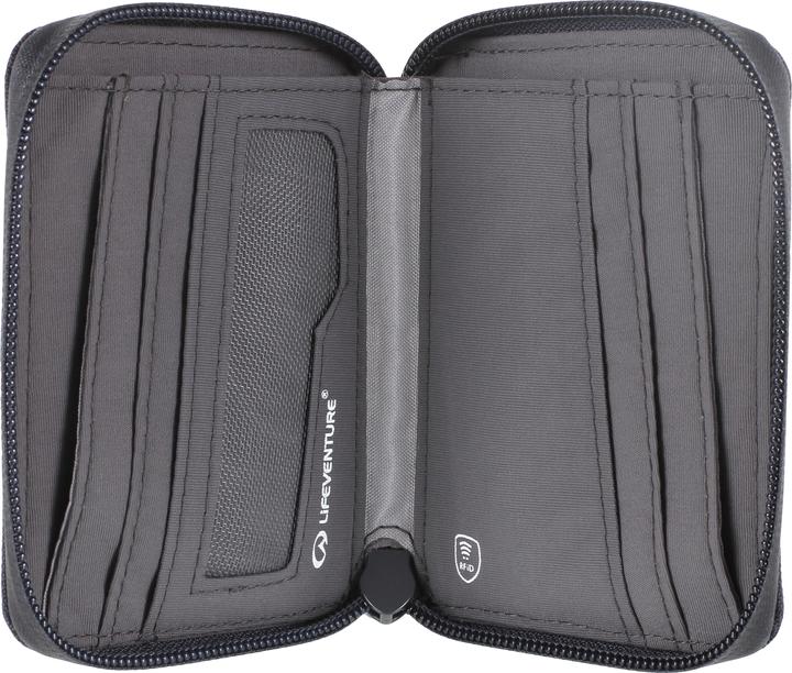 Actual product image Lifeventure RFID Bi-Fold Wallet, Recycled, Grey