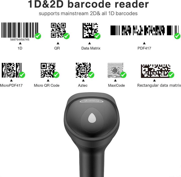 Produktbild Inateck Barcodescanner 50 black (BCST-50 black)