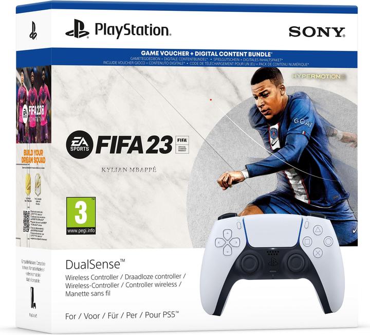 Produktbild Sony DualSense Wireless-Controller + FIFA 23 (Digital Download) (PS5)