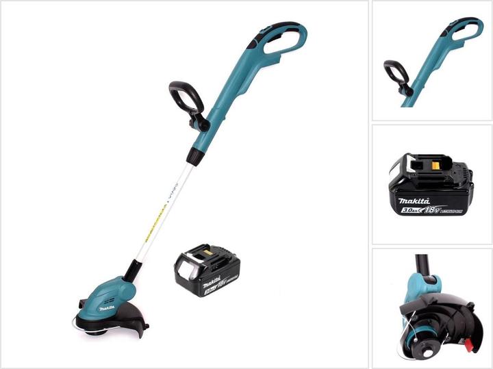 Actual product image Makita DUR 181 F1 Akku Rasentrimmer 18 V 260 mm + 1x Akku 3,0 Ah - ohne Ladegerät (Plastic knives)
