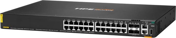 Produktbild Aruba HPE Networking CX 6200F 24G Class-4 PoE 4SFP+ 370W Switch (24 Ports)