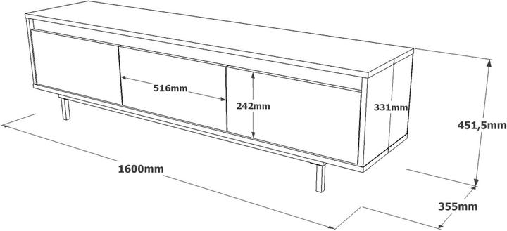 Produktbild Skye Decor Jensen (160 x 35.5 x 45.15 cm)