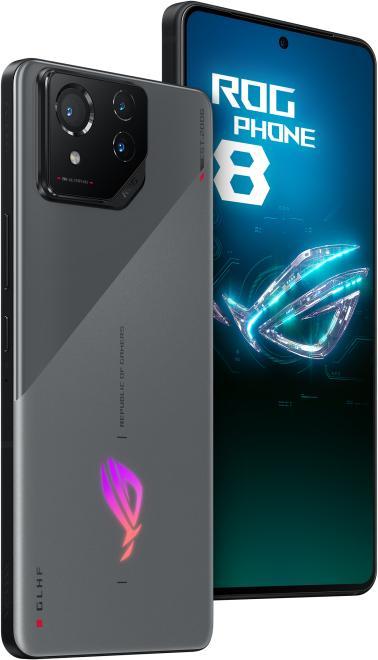 Immagine prodotto ASUS ROG Phone 8 (256 GB, Grigio ribelle, 6.78", Doppia SIM, 50 Mpx, 5G)