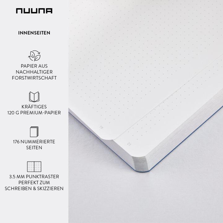 Produktbild Nuuna Notizbuch (13.5 x 20 cm, Harter Einband)