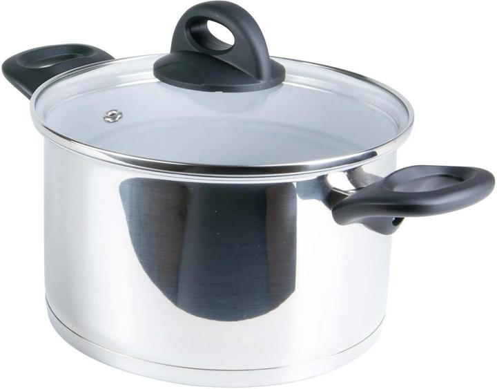 Genius Cera Steel Topf 20cm ed (20 cm, Kochtopf, Edelstahl)