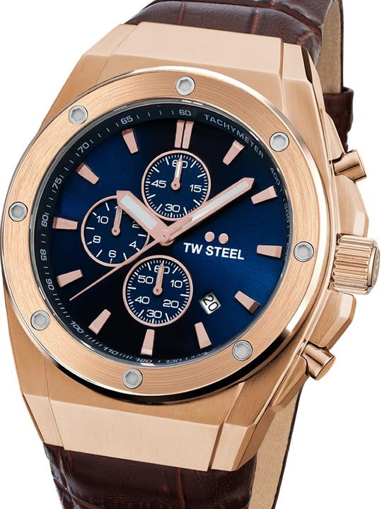 TW-Steel CE4106 CEO Tech Chronograph Herrenuhr 44mm 10ATM (Chronograph, 44 mm)