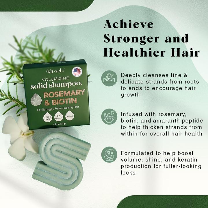 Actual product image Kitsch Rosemary and biotin (Solid shampoo)