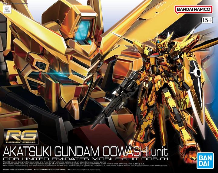 Actual product image Bandai Gundam - Akatsuki (Oowashi) Real Grade