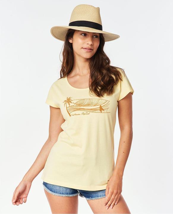 Rip Curl T-Shirt mit Playabella-Grafik (M)