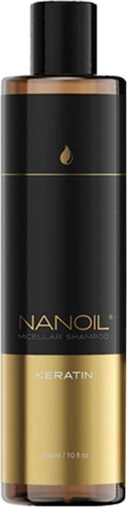 Nanoil Mizellenshampoo mit Keratin (300 ml, Flüssiges Shampoo)