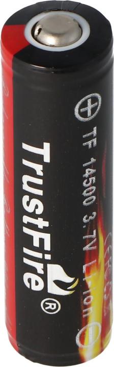 Actual product image Trustfire Akku 14500 geschützte Li-Ion-Zelle (Flame) (1 pcs., 14500, 900 mAh)