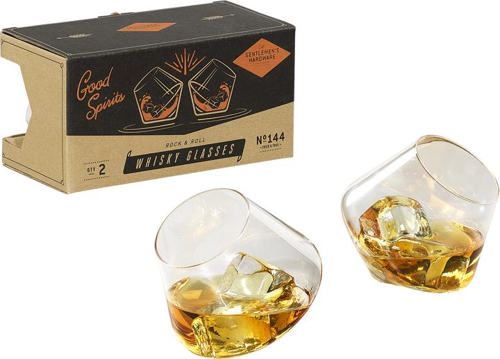 Gentlemen's Hardware Rocking Whisky Glasses (23 dl, 2 x, Whisky glass)