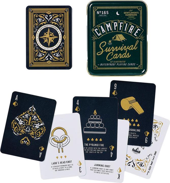 Gentlemen's Hardware Campfire Survival Cards English (English)