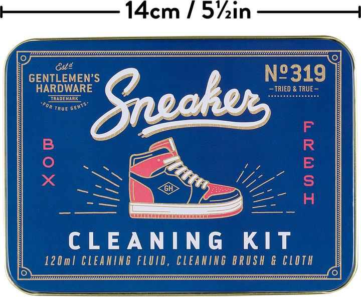 Actual product image Gentlemen's Hardware Sneaker Cleaning Kit (4 x, 120 ml)