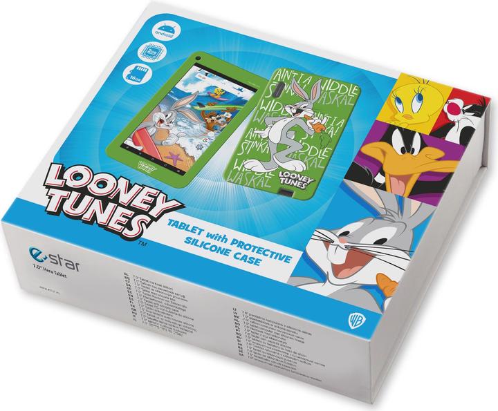 Produktbild Estar Tablet HERO LooneyTunes 7 16 GB (7", 16 GB, Grün, Mehrfarbig)