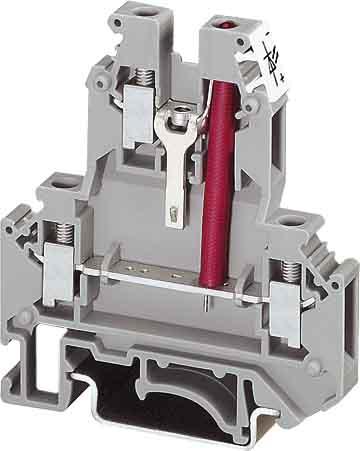 Produktbild Phoenix Contact Durchgangsreihenklemme UKK 5-LA 24 RD/U-O Grau 50 St.