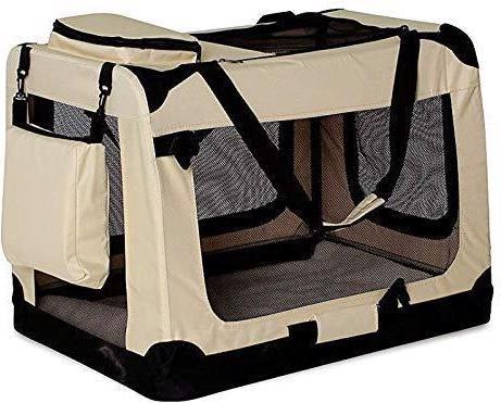 Produktbild Dibea Hundetransportbox (Hund, Katze, Waschbar, Atmungsaktiv, Abschliessbar, Faltbar)